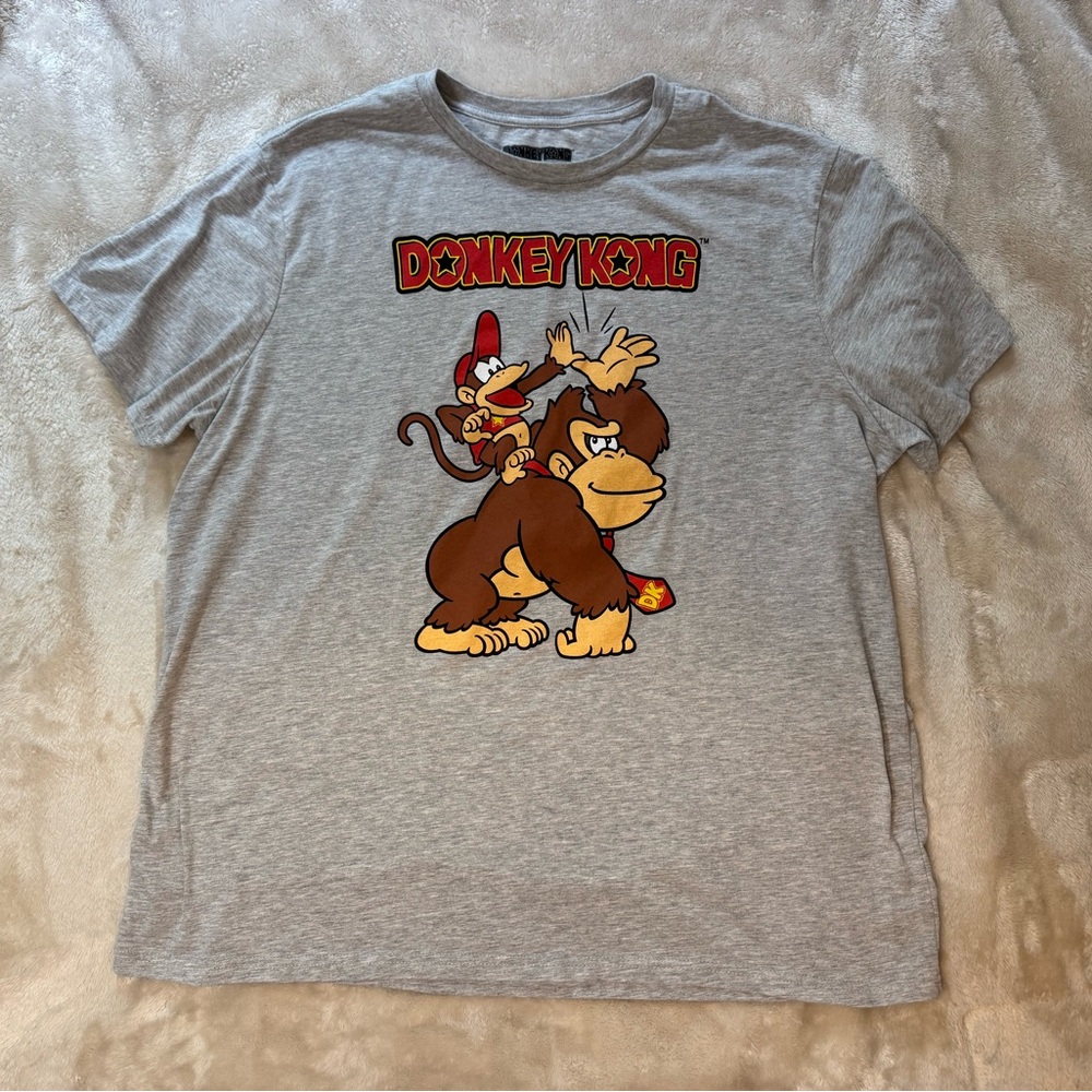 Hybrid Apparel Gray Donkey Kong Tee